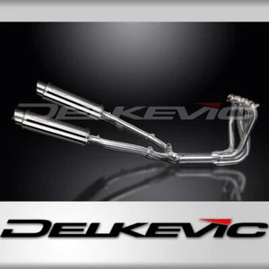 HONDA CBR1100XX BLACKBIRD SISTEMA SCARICO COMPLETO 350mm INOX ROTONDO BSAU - Foto 1 di 4