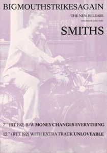 The Smiths "Big Mouth Strikes Again"1986 POSTER Morrissey Johnny Marr James Dean - Picture 1 of 1
