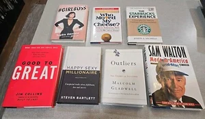 7 Business Book Lot | Good To Great. Happy Sexy Millionaire. Girlboss. HardCover - Bild 1 von 3
