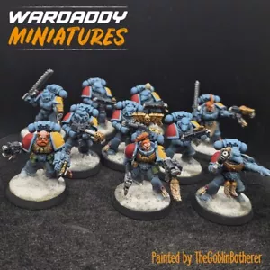 Pro Painted Warhammer 40k space wolves ×10 G1 space marines games workshop - Picture 1 of 3