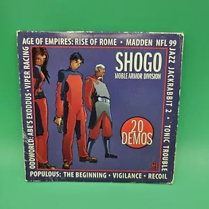 Rare SHOGO MOBILE ARMOR DIVISION PC CD Plus 20 Demos Vintage Game With Sleeve - Picture 1 of 3