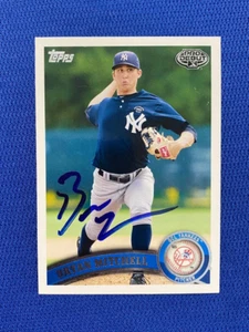 2011 TOPPS PRO DEBUT BRYAN MITCHELL YANKEES SIGNED AUTOGRAPHED RC CARD #25 W/COA - Picture 1 of 2