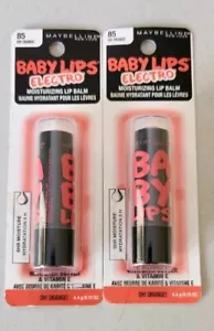 2X Maybelline New York Baby Lips Electro Moisturizing Lip Balm #85 OH! ORANGE! - Picture 1 of 1