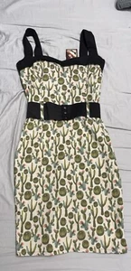 Switchblade Stiletto Rockabilly Cactus Print Dress XL - Picture 1 of 3