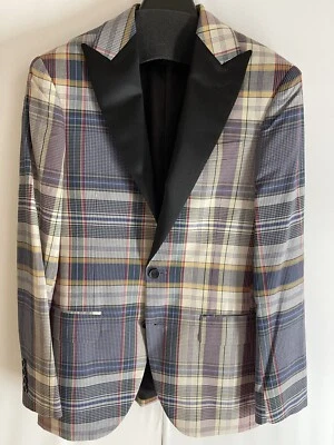 J.Crew Ладлоу классический крой ужин куртка в Мадрас клетку размер 34S BK939 - Изображение 1 из 4