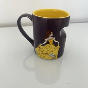 Disney Beauty and the Beast Belle Purple Coffee Cup Mug Heart Disneyland - Picture 1 of 5