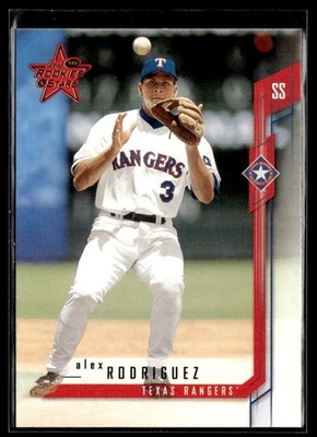 2001 Leaf Rookies & Stars Alex Rodriguez Texas Rangers #1 - Image 1 of 2