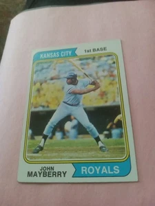 1974 Topps John Mayberry Kansas City Royals #150 EXMT See Scan¡!!!!!! - Picture 1 of 2