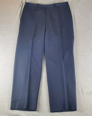 Pantalones CANALI 1934 Hombre 36 Azul Rayas Lana Plano Lujo Pantalones Italia  Foto 1 de 4