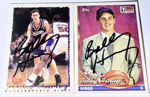 Bobby Hurley ARIZONA STATE Auto autograph DUKE U. basketball NBA signed card LOT - Picture 1 of 2