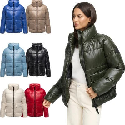 Navahoo Damen Winterjacke Steppjacke Anorak Puffer Jacke & Stehkragen Eispracht - Bild 1 von 4