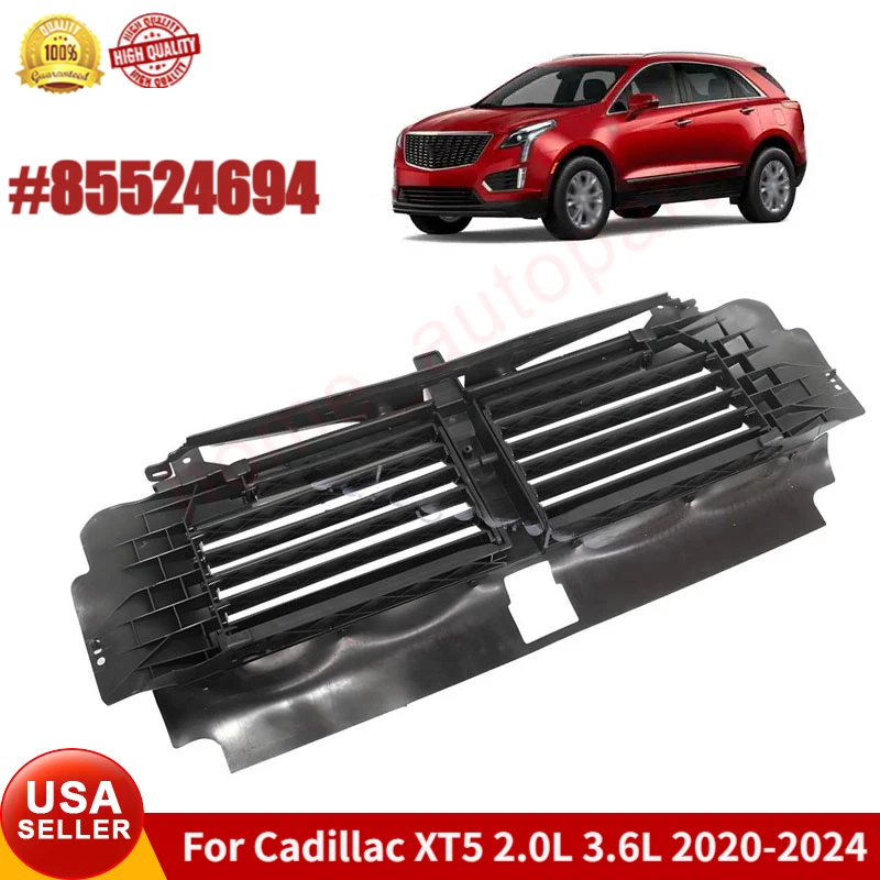 1x Conjunto de obturador de radiador #85524694 para Cadillac XT5 2020-2023 2024 2,0 L 3,6 L Foto 1 de 4