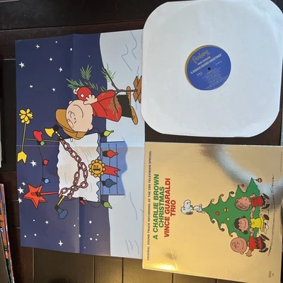 A Charlie Brown Christmas Vince Guaraldi Trio Vinyl LP Gold Foil Edition - Image 1 of 4