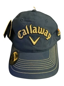 CALLAWAY GOLF Stitch Magnet Cap Hat Adjustable Odyssey Blue Crest Invitational - Picture 1 of 7