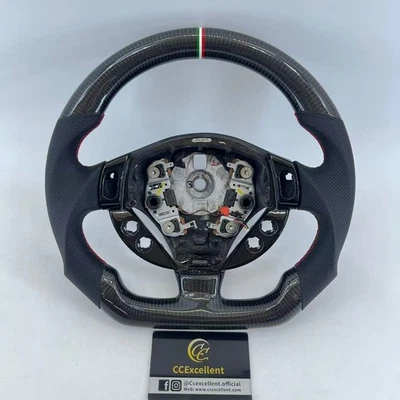 For Maserati GT Granturismo Sport 2008-2019 Custom Carbon Fiber Steering Wheel - Image 1 of 4