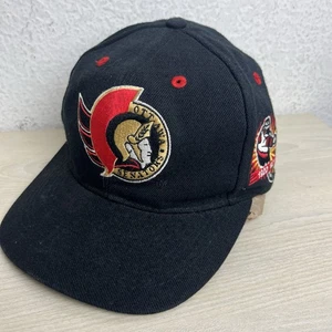 Vintage Ottawa Senators Snapback Hat Annco NHL Stanley Cup MISSING SNAP - Bild 1 von 11