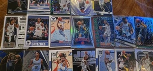 Lote de 19 tarjetas Ja Morant verde plata azul Prizm Otic Select SP ¡Todas diferentes!  - Imagen 1 de 6