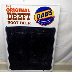 Vintage Advertise Dad's Root Beer Menu Board Sign, Soda Pop, Original 20' X 28" - Picture 1 of 12