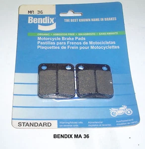 HONDA KAW SUZUKI YAMAHA BENDIX DISC BRAKE  BRAKE PADS MA 36  - Picture 1 of 1