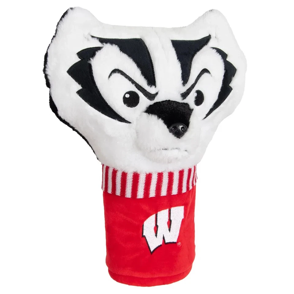 Cubierta de cabeza de conductor de golf Wisconsin Badgers NCAA Team Mascota Wincraft Foto 1 de 1