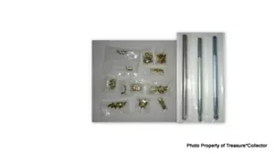 Robert Grossman Co Marx Train Brass Eyelet Rivet Tool Set & 126 piece assortment - Picture 1 of 4