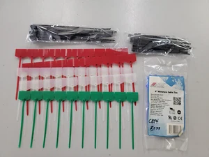 400 CABLE TIES - Assorted Sizes and colors - See picture - Picture 1 of 2