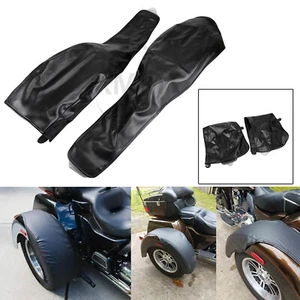 Motor Rear Trike Fender Bra Protector For Harley Tri Glide Ultra FLHTUTG Black - Bild 1 von 16