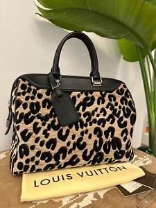 Louis Vuitton x Sprouse LEOPARD Speedy 30 Jacquard Velvet Chenille WOW *Limitiert* - Bild 1 von 21