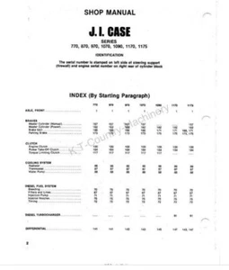 David Brown 770 870 970 1070 1090 1170 1175 TMM Workshop Manual - Picture 1 of 4