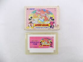 Boxed Nintendo Famicom  Mickey Mouse Fushigi no Kuni no Daibouken - No Manual...