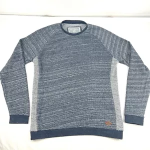SALTROCK Men's Blue Lightweight Knit Sweater Cotton/Poly Blend Crewneck Size XL - Picture 1 of 12