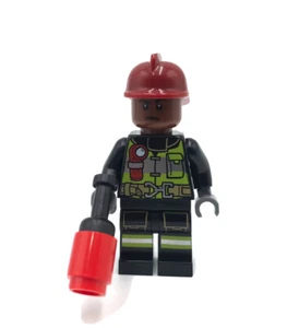 LEGO Firefighter minifigure 76128 Marvel Spider-man mini figure - Picture 1 of 5