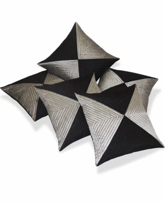 Large Agley Patch Quilted Comb Polyester Cover Case Home Sofa Decor 16" X16" - Image 1 of 4