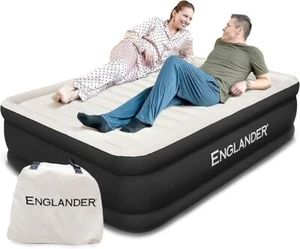 Englander California King Air Mattress w/ Built-in Pump – 20” High, 800lb - Picture 1 of 7