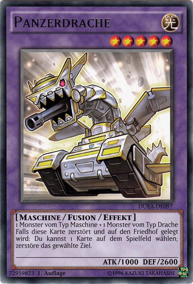 YU-GI-OH, PANZERDRACHE, R, DUEA-DE097, 1. Auflage - Bild 1 von 1