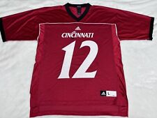 Cincinnati Bearcats Adidas Football Jersey #12 Red Adult Large Men’s Vintage