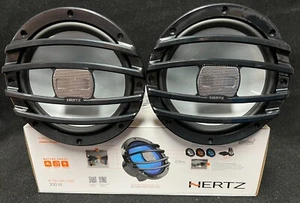 HERTZ HMX 8-S-LD 8" MARINE SPEAKERS W/ LED GRILL HERTZ MARINE AUDIO PAIR