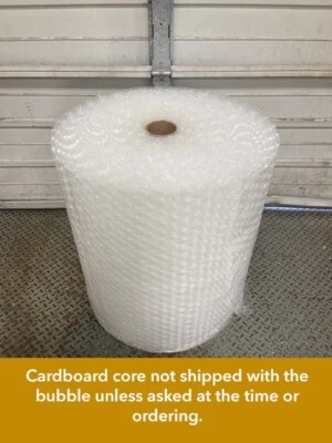 Burbuja amortiguadora envolvente grande 1/2” 125’ largo 24” ancho 1/2 24 125 Perf 12” Foto 1 de 2