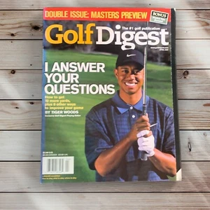 Golf Digest Tiger Woods Answers Our Questions Double Issue Masters Preview - Picture 1 of 2