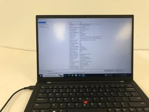 Lenovo ThinkPad X1 Carbon Gen 9 i7 16GB 512GB SSD 14In 2in1 No OS HDMI Iris Xe - Picture 1 of 4