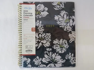 2025 Blue Sky Baccara Dark 8" x 10" Monthly Planner Plastic Cover Multicolor - Picture 1 of 3