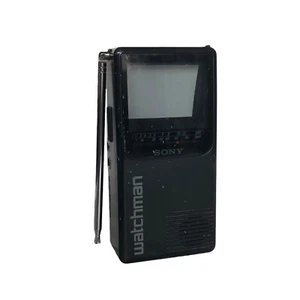 1991 Sony Watchman FD-230 Black & White Television Handheld Portable (Tested) - Picture 1 of 12