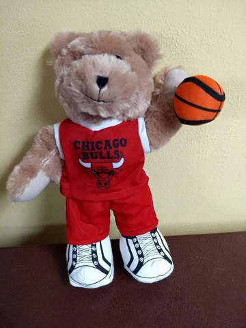 Chicago Bulls Stuffed Plush Teddy Bear Cover