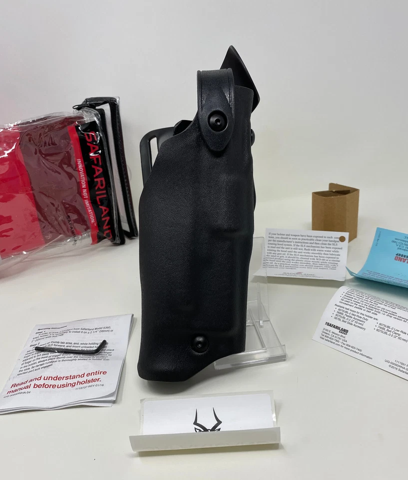 Safariland 6360 ALS/SLS RH STX Level-3 Duty Holster GLOCK 17 22 GEN 1-4 w/ LIGHT - Image 1 of 4