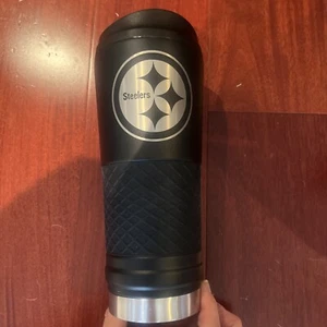 ❤️NWT❤️NFL Pittsburgh Steelers 24oz Stealth Tumbler❤️ - Picture 1 of 3