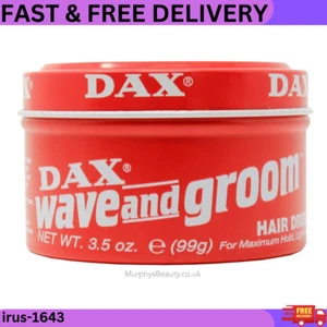 DAX Wave & Groom Hair Dress 3.5Oz Red Size Name:99 G (Pack Of 1) Scent Name:U... - Picture 1 of 9