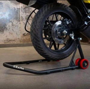PADDOCK STAND BLACK FIT FOR ROYAL ENFIELD HIMALAYAN 411 - Picture 1 of 4