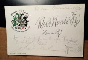 Turnerschaft Hansea Kiel - 1909 - Wappen / Karte - Studentika - Bild 1 von 1