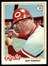 1978 Topps Ray Knight  EX-MINT RC Cincinnati Reds #674