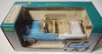 Liberty Classics 1955 Chevy Chevrolet Convertible Modern Classic Bank Die Cast - Image 1 of 4